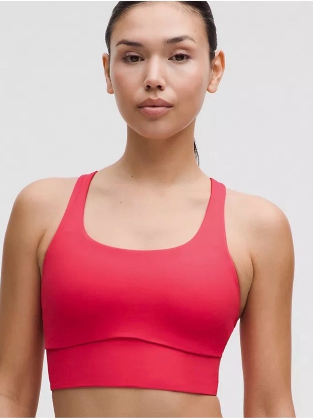 NWT Lululemon Energy Longline Bra | Red Glow (RDGL) | Size 8